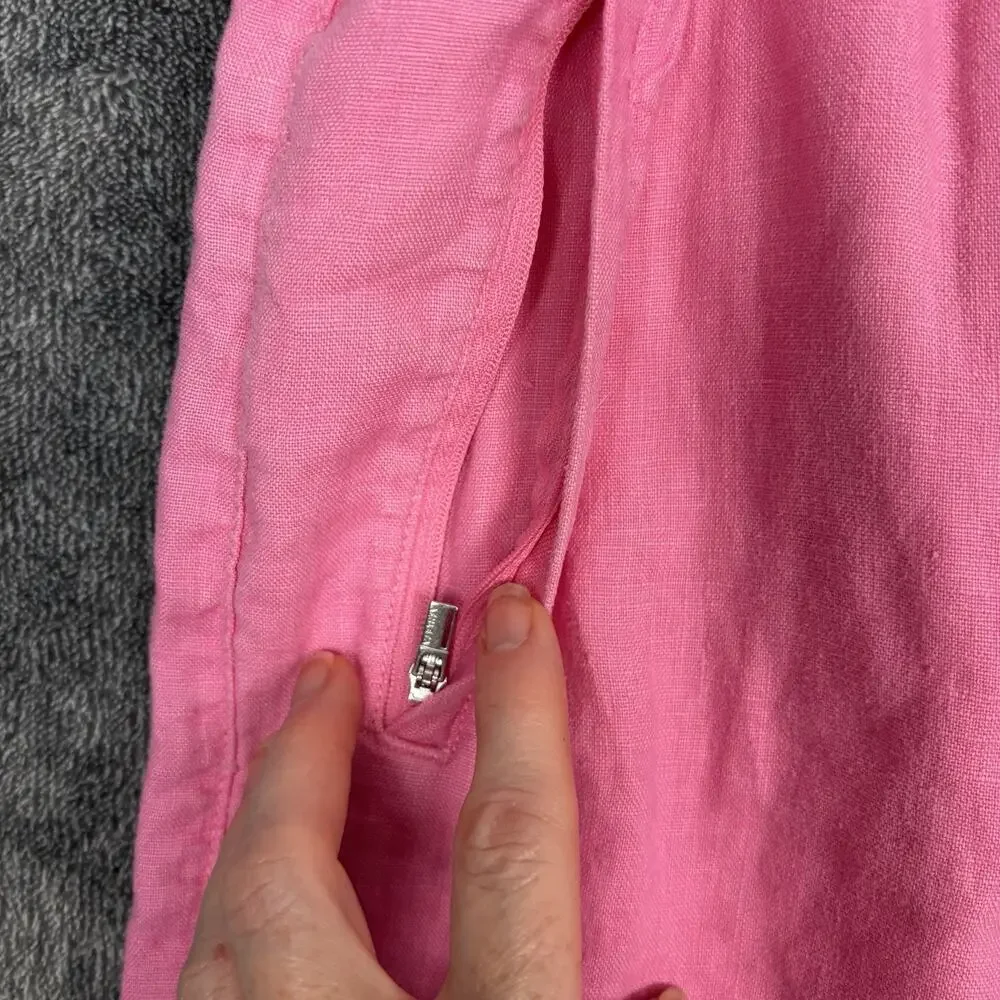 Athleta Wide Leg Pull-On Pants in Pink